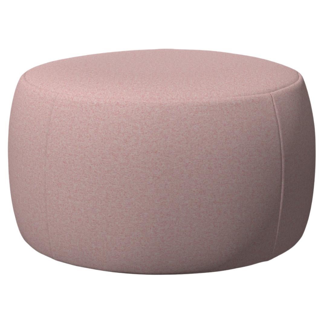Moooi Pooof Small Pouf in Divina MD, 613 Pink Upholstery For Sale