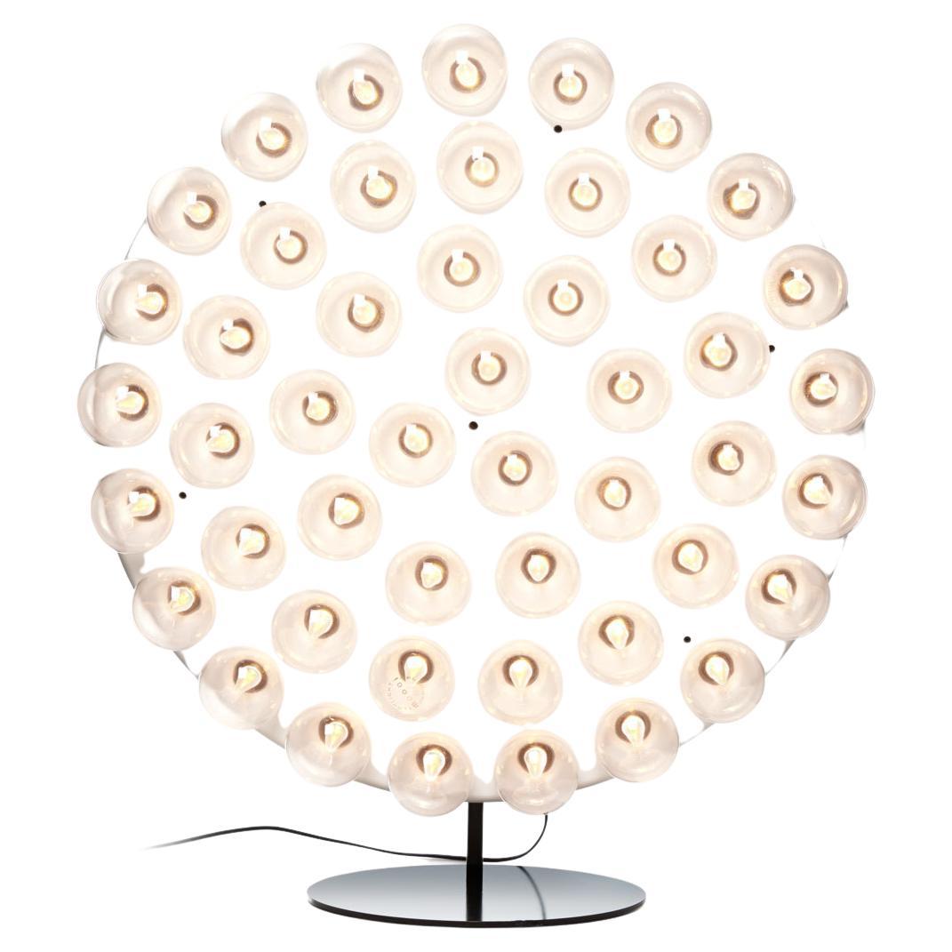 Moooi Prop Light Round Floor Lamp with Soft White Glass Bulbs by Bertjan Pot For Sale