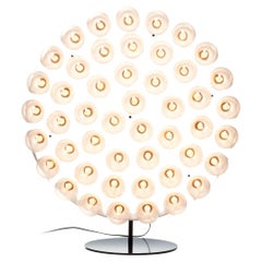 Moooi Prop Light Round Floor Lamp with Warm White Glass Bulbs by Bertjan Pot