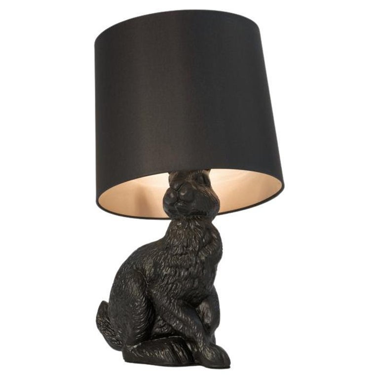 Moooi Rabbit Table Lamp in Polyester with Laminated Metal Shade by Front For Sale