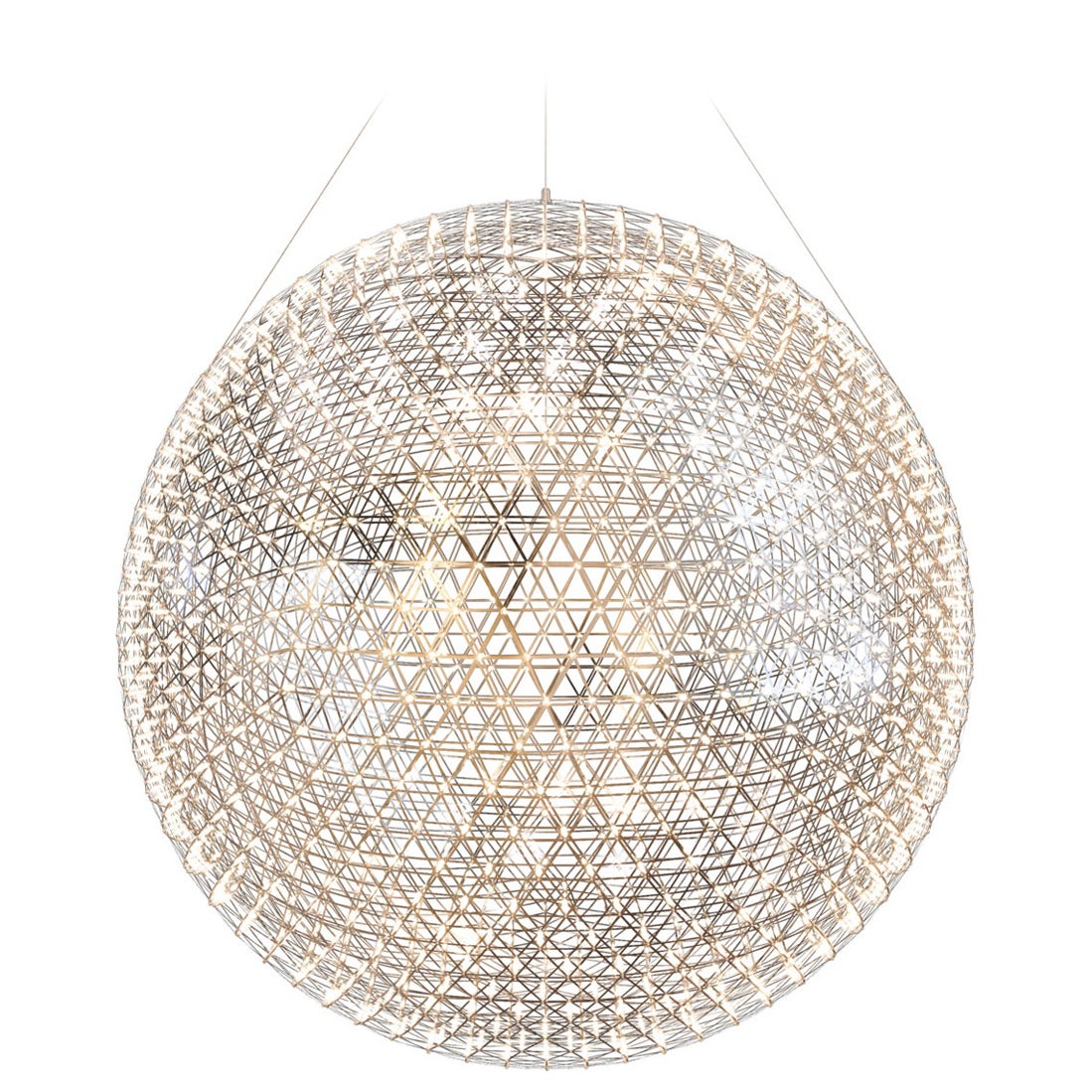 Moooi Raimond II R199 Suspension LED Lamp in Stainless Steel, 10m