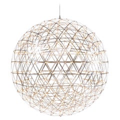 Lampe à suspension LED Moooi Raimond II R89 en acier inoxydable