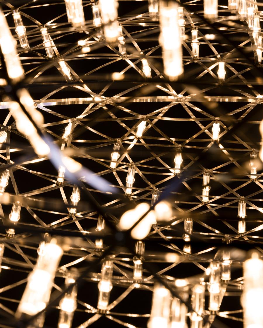 Moooi Raimond II Zafu Lampada LED a sospensione in acciaio inox, 10m In condizioni Nuovo in vendita a Brooklyn, NY