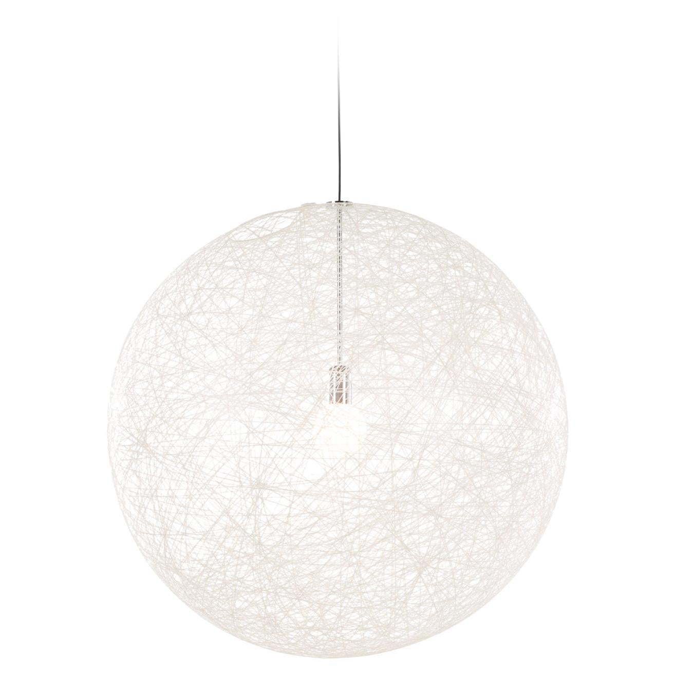 Moooi Random Light II Medium Suspension LED Lamp in White Chromed Steel, 10m For Sale