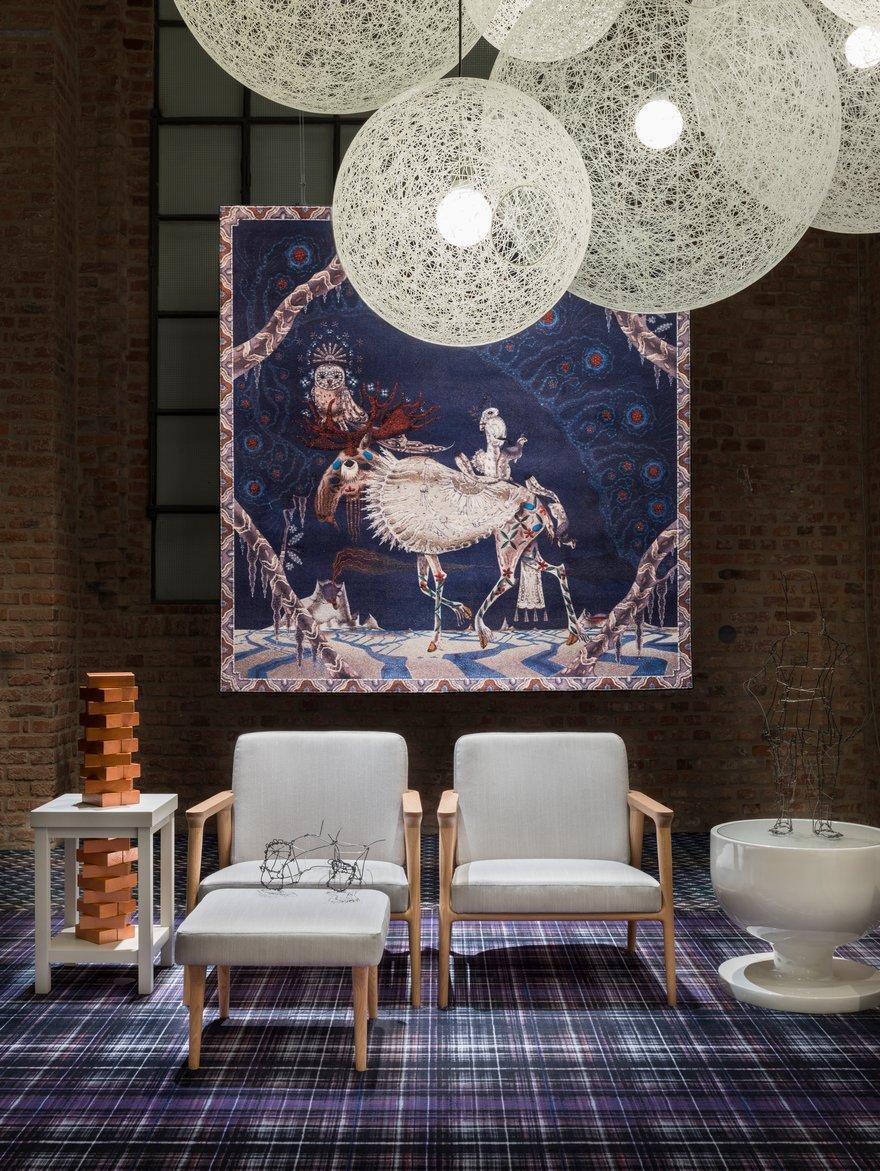 Moooi Random Light II Lampada LED a sospensione media in acciaio cromato bianco in vendita 2