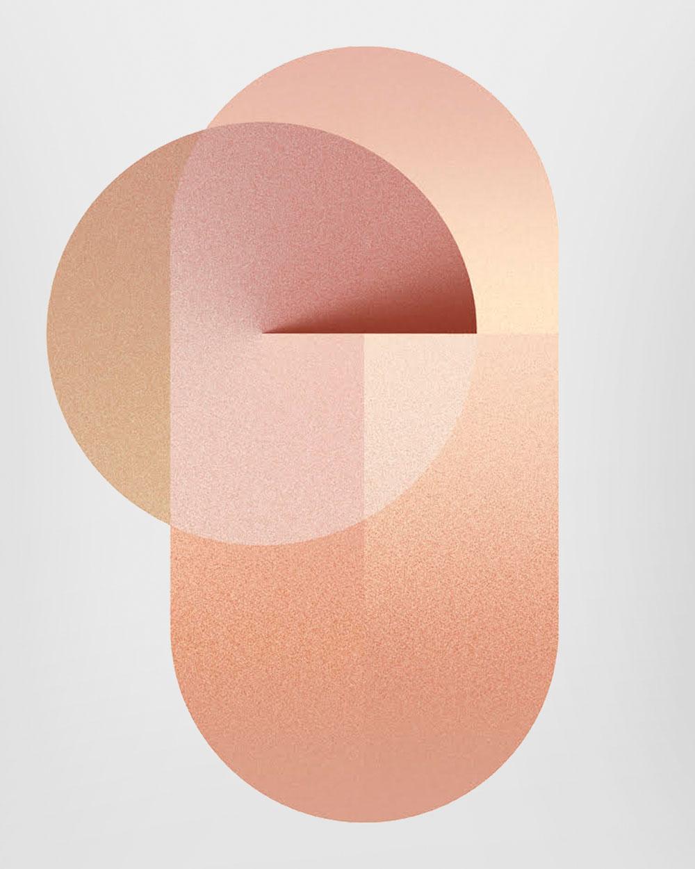La collezione Colour Dial Signature Carpets forma campi di colore. Ispirati al Colour Dial Table in vetro trasparente che funge da meridiana astratta, i tappeti con composizioni geometriche di forme circolari, ovali e quadrate hanno un'espressione