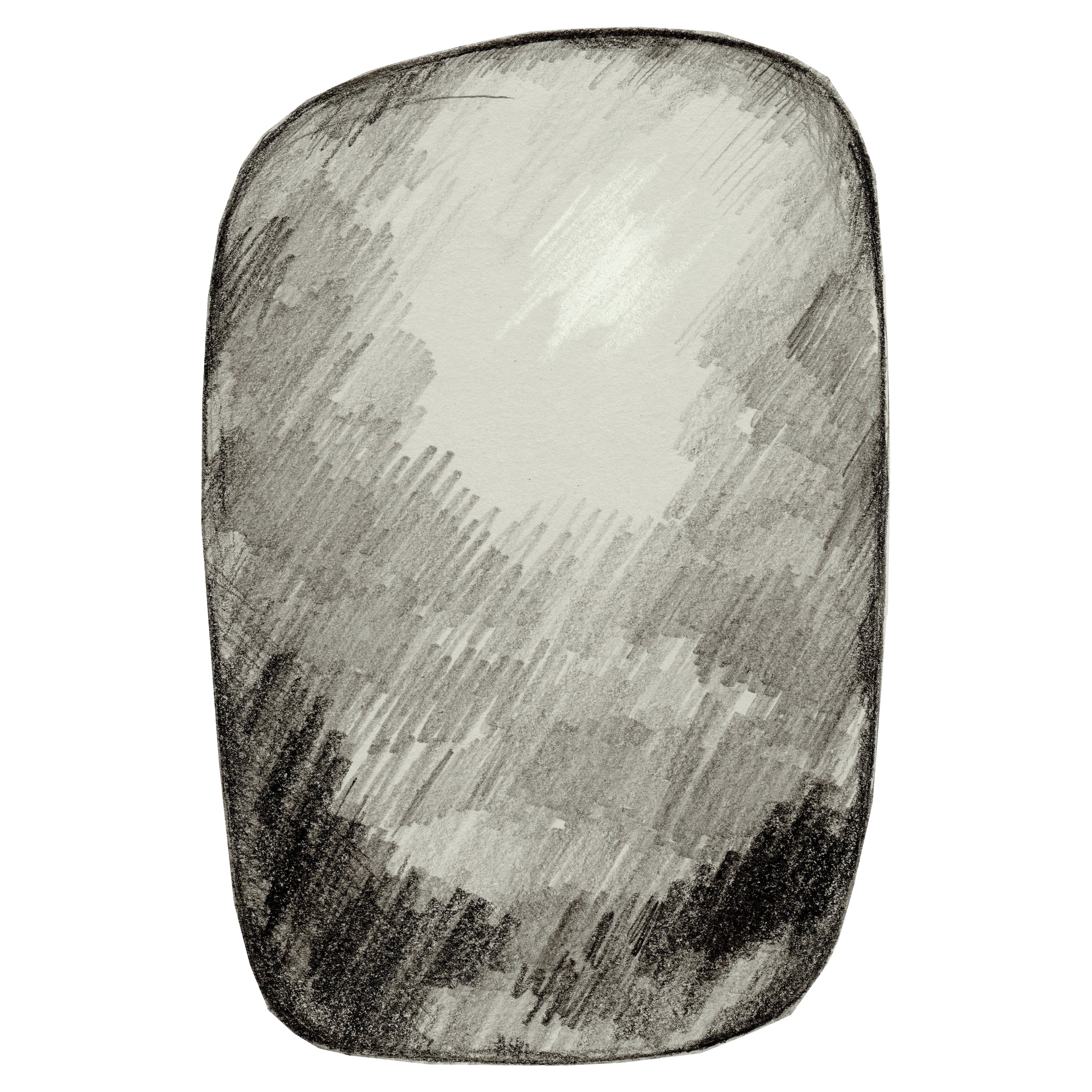 Moooi Scribble Grey Rug in Soft Yarn Polyamide by Front