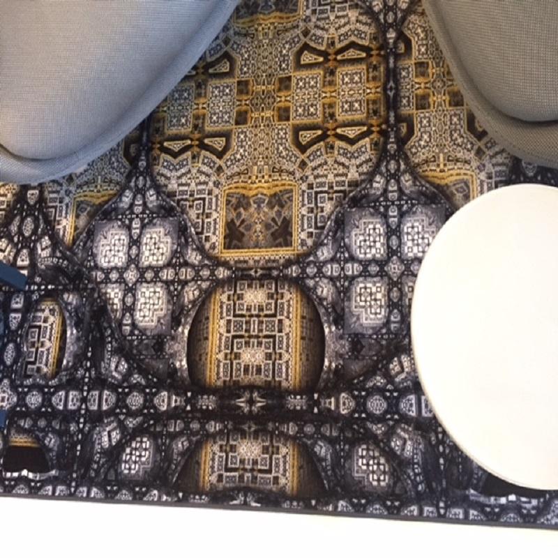 Dutch Moooi S.F.M. #076 Rug in Wool with Overlocking Finish by Marcel Wanders Studio For Sale