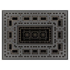 Tapis Moooi S.F.M. #077 en polyamide à poils bas Marcel Wanders Studio