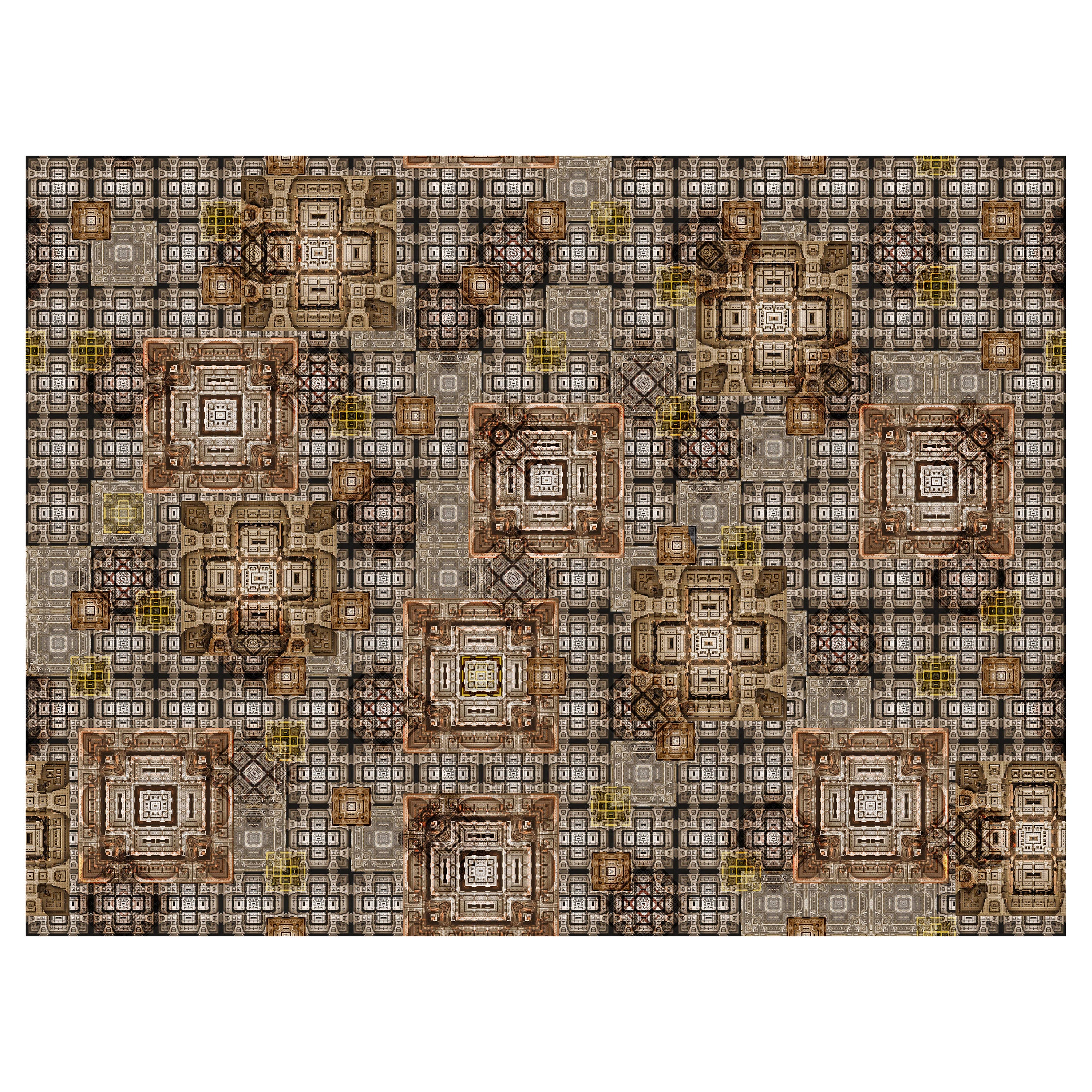 Moooi S.F.M. #078 Sand Breitbandteppich aus weichem Polyamid-Garn