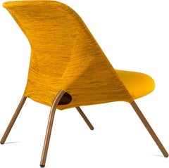 Silla de salón Moooi Shift en tapicería rojo brillante y estructura de acero by Jonas Forsman