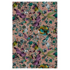 Moooi Small Biophillia Nude Rectangle Rug in Low Pile Polyamide by Kit Miles