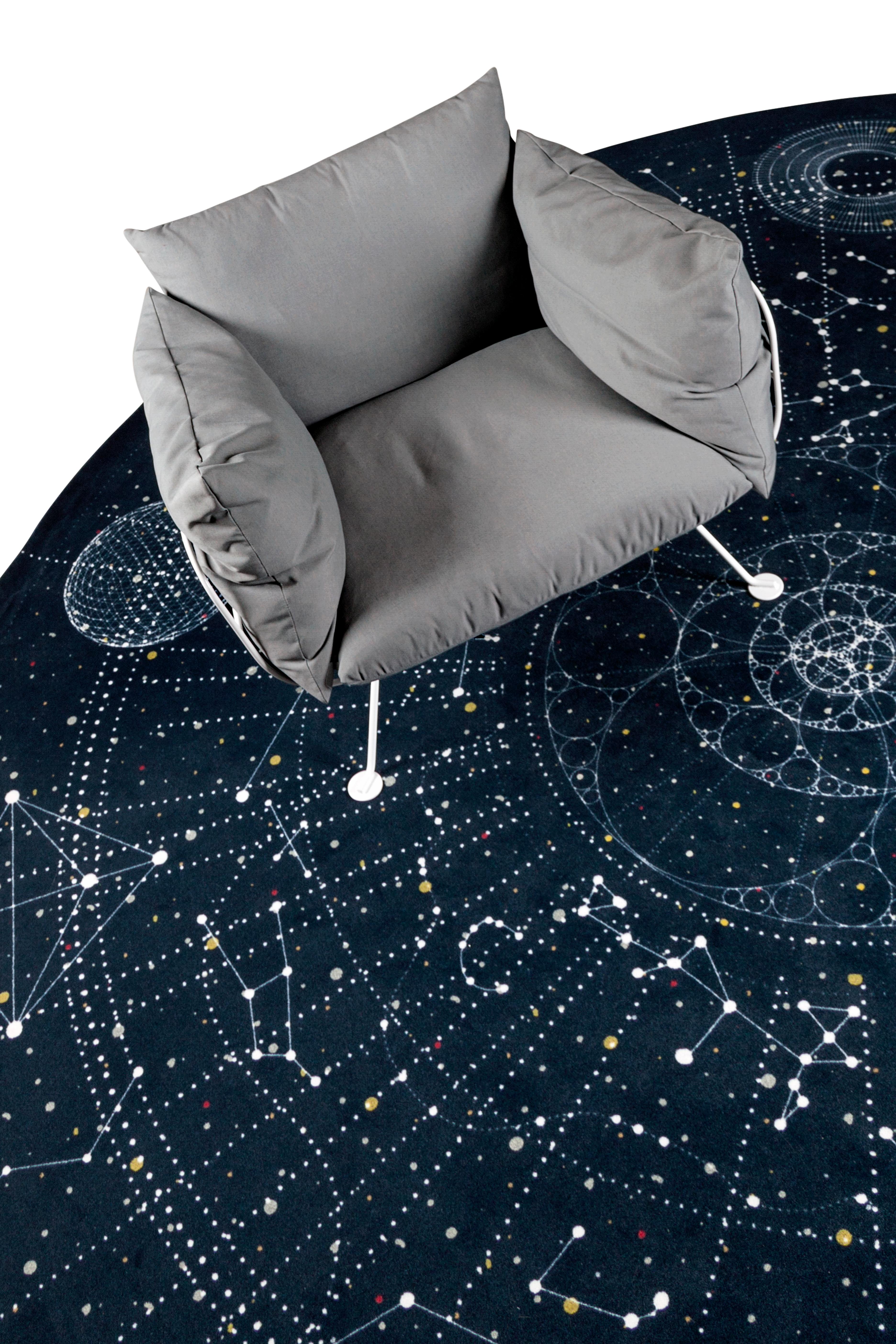 Moooi Kleiner Celestial-Teppich aus weichem Garnpolyamide von Edward van Vliet im Angebot 1