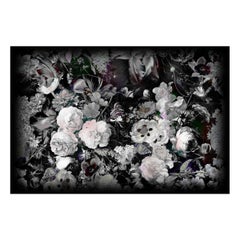 Moooi Small Eden Queen B&W Rectangular Rug in Low Pile Polyamide