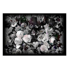 Moooi Small Eden Queen B&W Rectangular Rug in Soft Yarn Polyamide