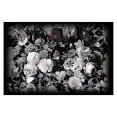 Petit tapis rectangulaire Moooi Eden Queen B&W en laine par Marcel Wanders Studio