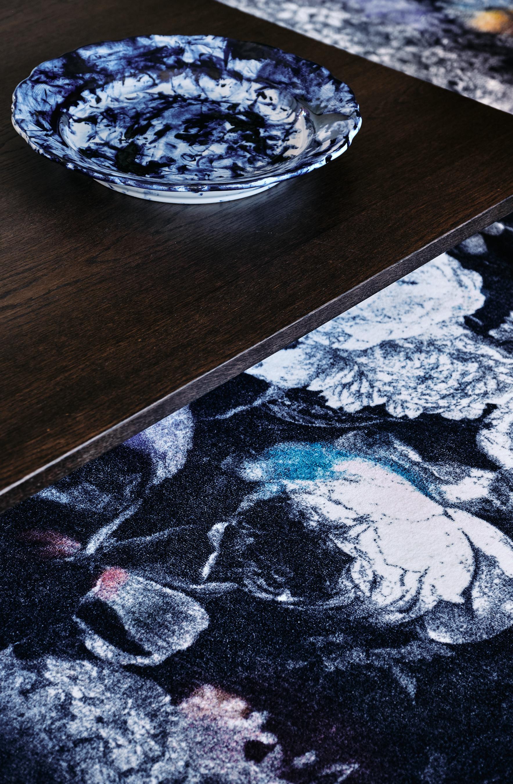 Tappeto Moooi Small Eden Queen B&W Square in lana di Marcel Wanders Studio A. B. In condizioni Nuovo in vendita a Brooklyn, NY