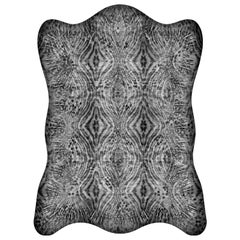 Petit tapis Moooi, arqué d'animaux disparus, en polyamide à poils bas