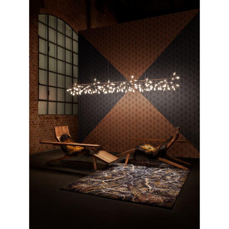 Néerlandais Tapis Moooi en polyamide à poils bas à motif d'animaux en fleurs de séadragon, petit modèle en vente
