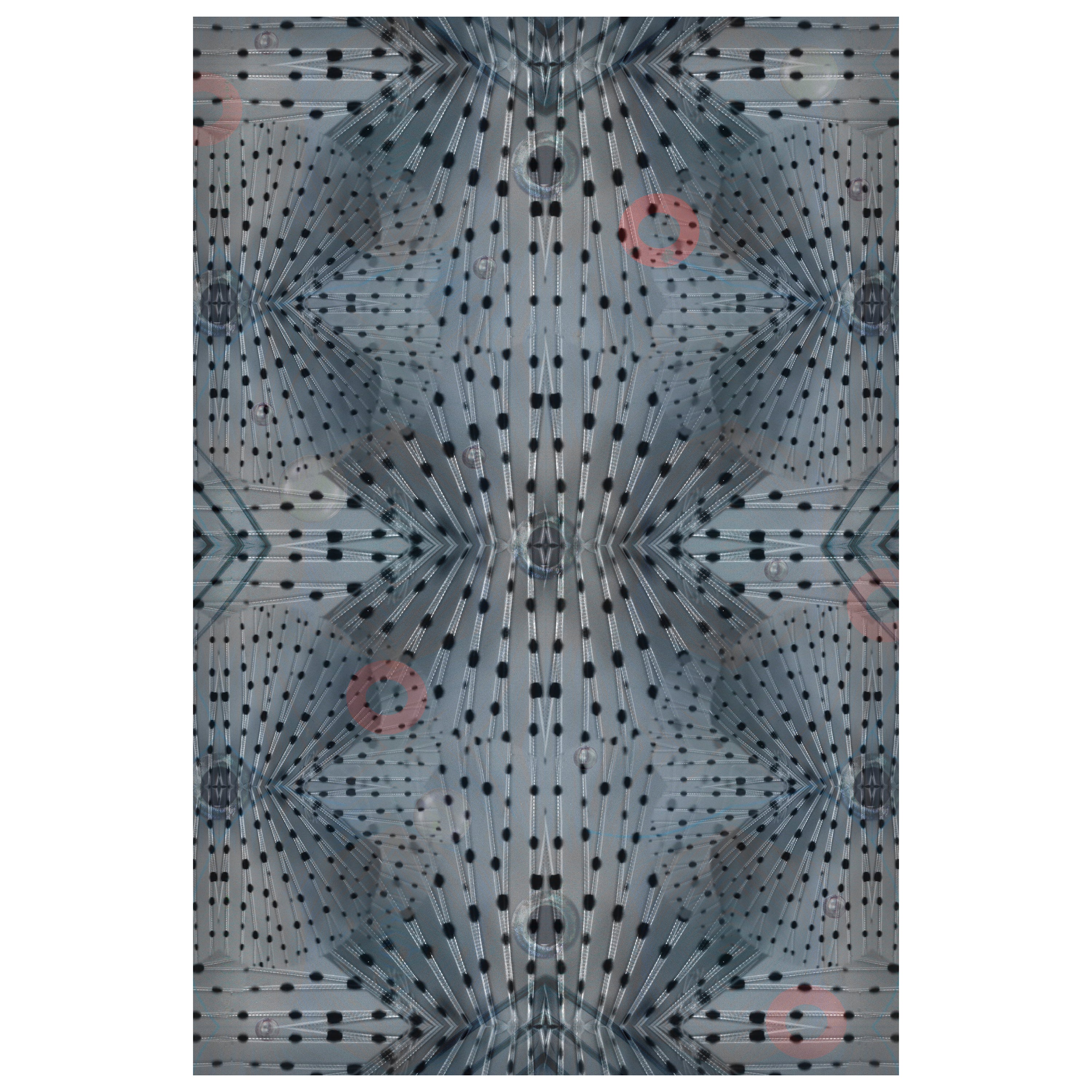 Moooi: Tiefflächiger Teppich aus Polyamide mit fliegenden Korallen und Tieren, aus extinta, Moooi