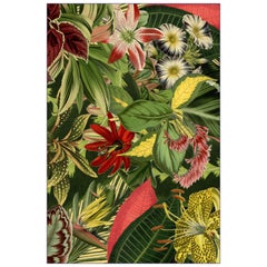 Tapis rectangulaire Moooi Small Extinct Plants en polyamide à fil souple