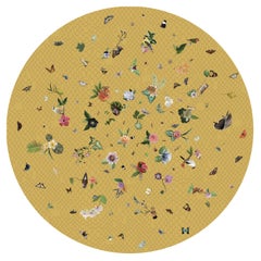 Moooi Small Garden of Eden Yellow Rug in Soft Yarn Polyamide by Edward Van Vliet