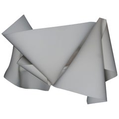 Moooi Small Grey Fold Rug in Low Pile Polyamide by Celia Hadeler