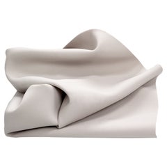 Moooi Small Ivory Fold Rug in Low Pile Polyamide by Celia Hadeler