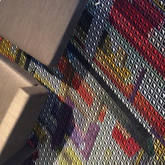 Petit tapis rectangulaire Moooi Kubrick en polyamide à poils bas de Kit Miles