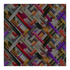 Tapis rectangulaire Moooi Small Kubrick en laine avec finition ourlet aveugle par Kit Miles