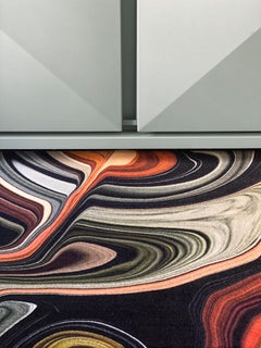 Moooi Small Liquid Layers Agate Organic Rug in Soft Yarn Polyamide by Claire Vos