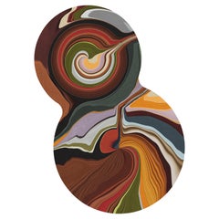 Tapis Tulip Organic Moooi Small Layers en polyamide de fil souple Claire Vos