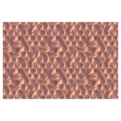 Kleiner, rechteckiger Miami Moooi-Teppich aus Polyamide mit niedrigem Flormuster von Note