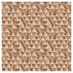 Petit tapis carré Maze Puglia en polyamide souple Moooi