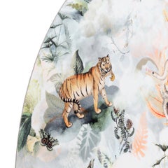 Moooi Small Memento Medley Dawn Round Rug in Wool with Blind Hem Finish