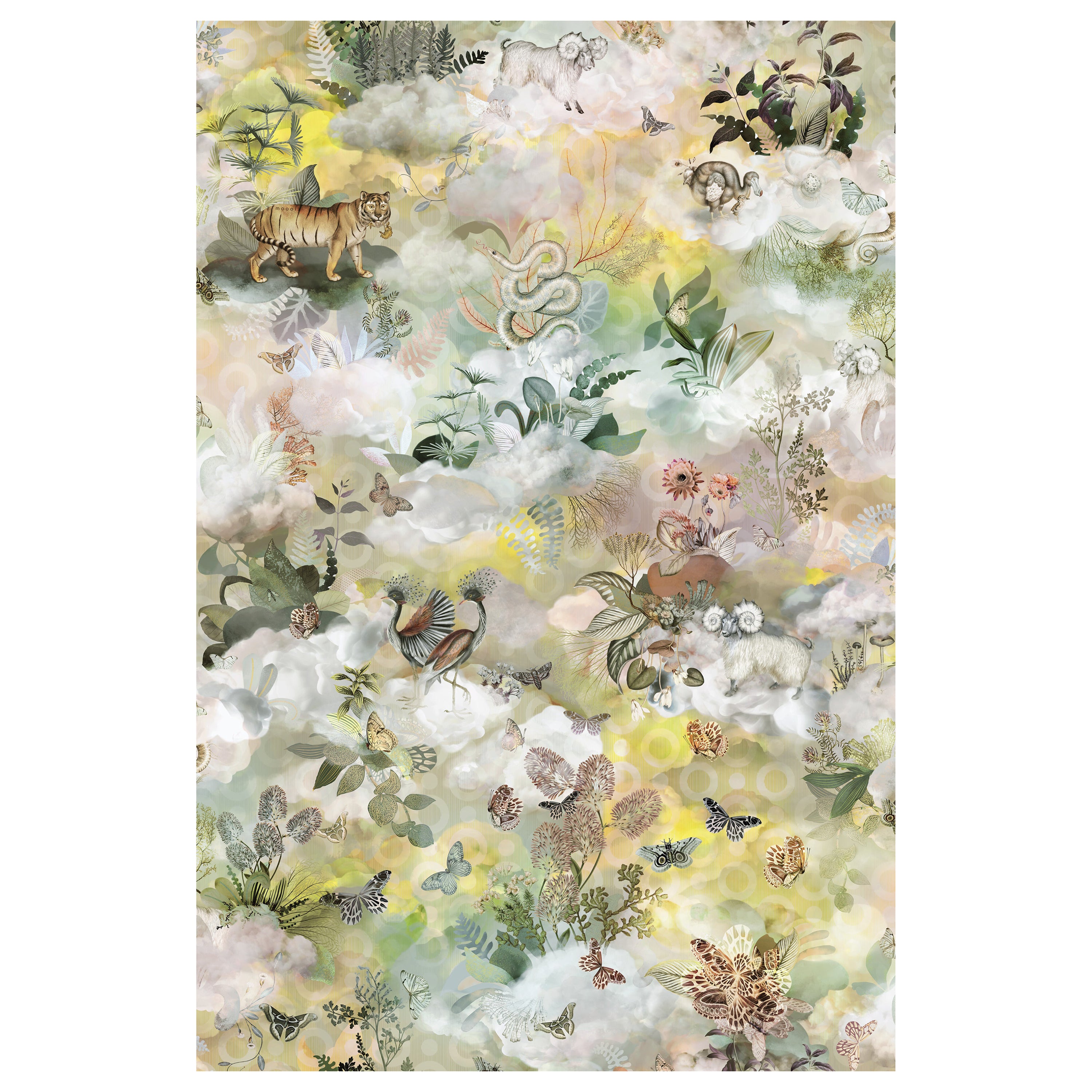 Tapis rectangulaire Memento Medley Twilight de Moooi en polyamide