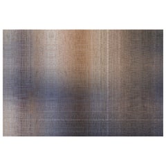Moooi Small Quiet Canvas Denim Rectangle Rug in Soft Yarn Polyamide