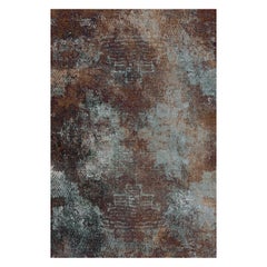 Tapis rectangulaire Erosion Rust de la collection Moooi Small Quiet