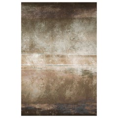 Tapis rectangulaire Morning Clay de la collection Moooi Small Quiet en polyamide à poils bas