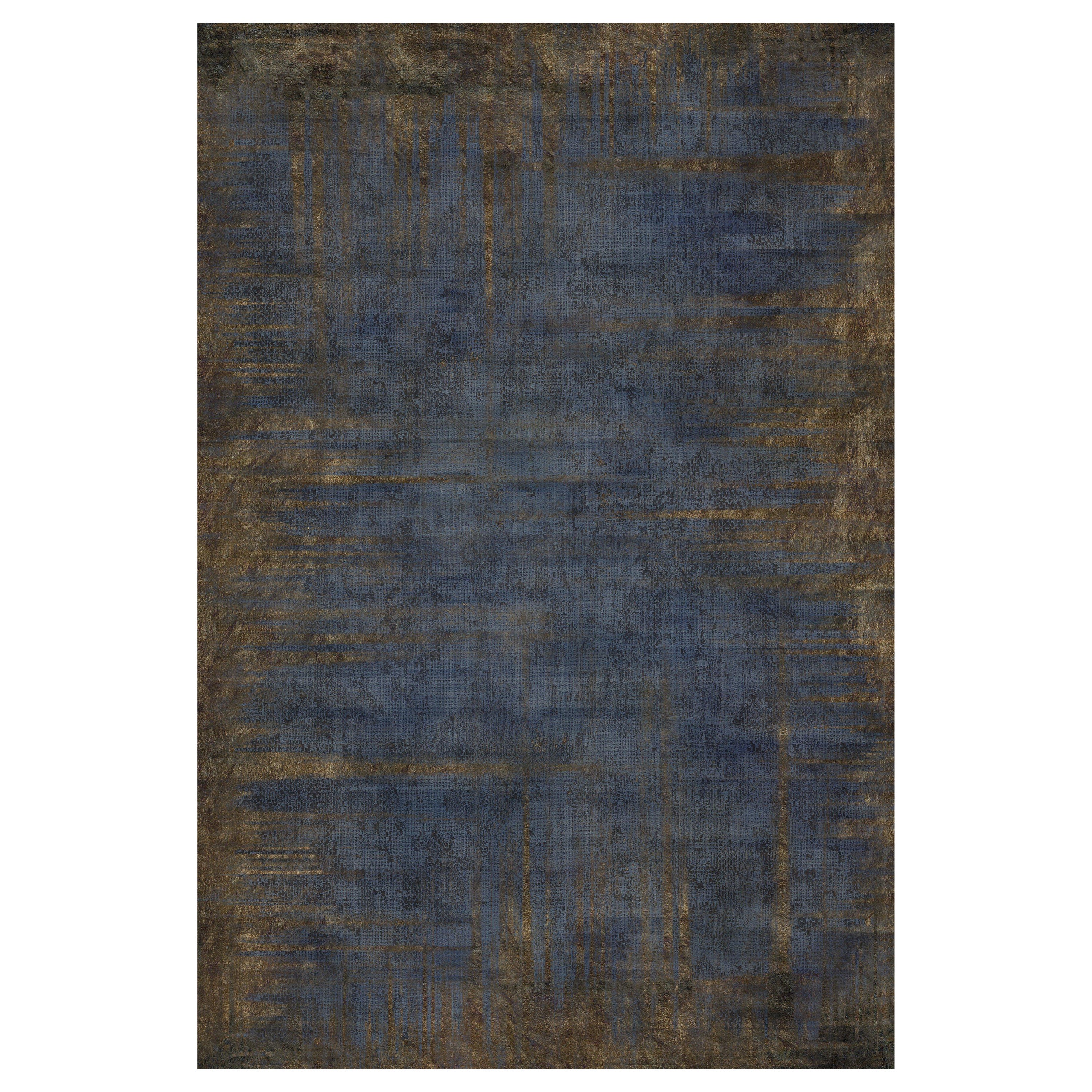 Tappeto rettangolare Moooi Small Quiet Collection Patina Fog in poliammide a pelo basso