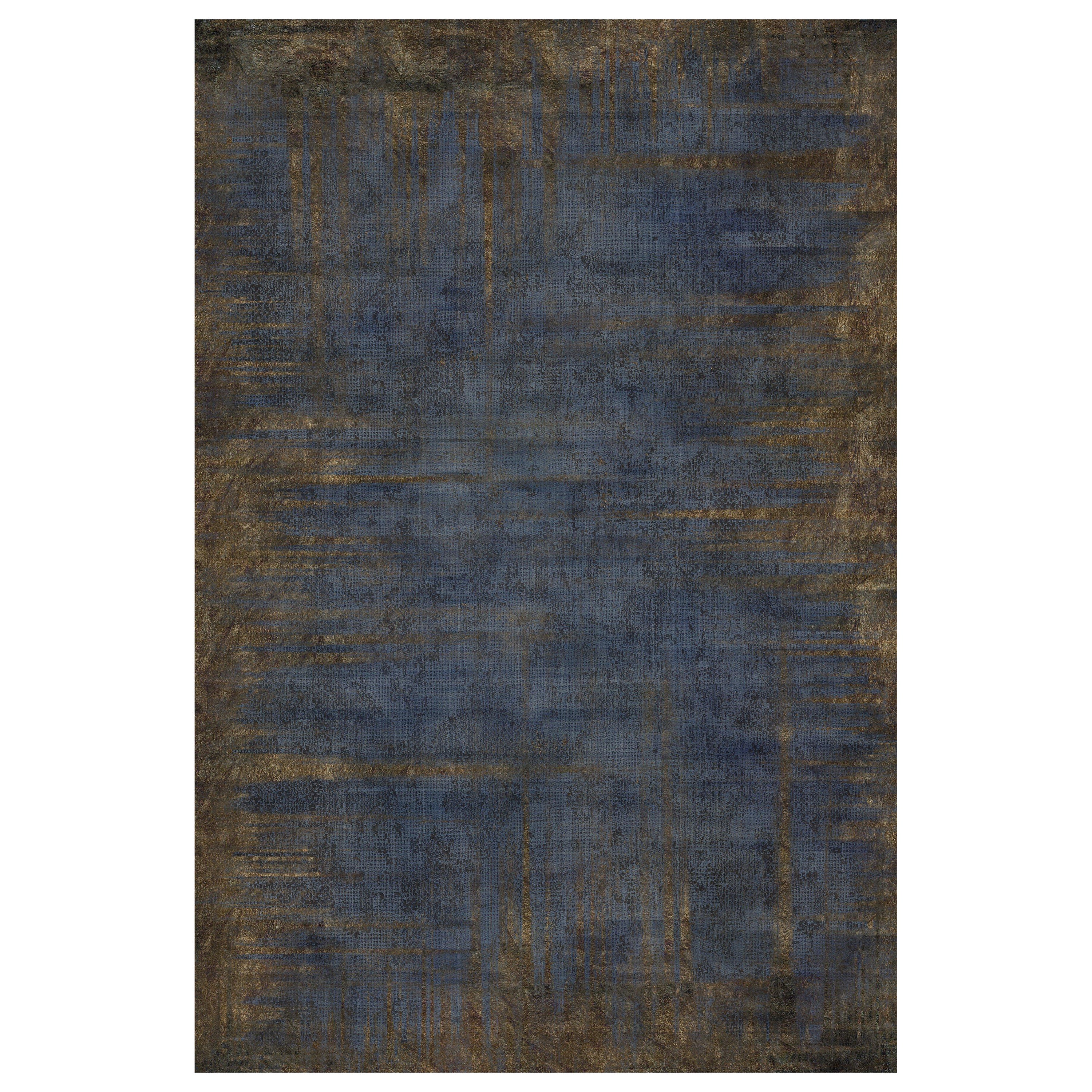 Tappeto rettangolare Moooi Small Quiet Collection Patina Fog in lana
