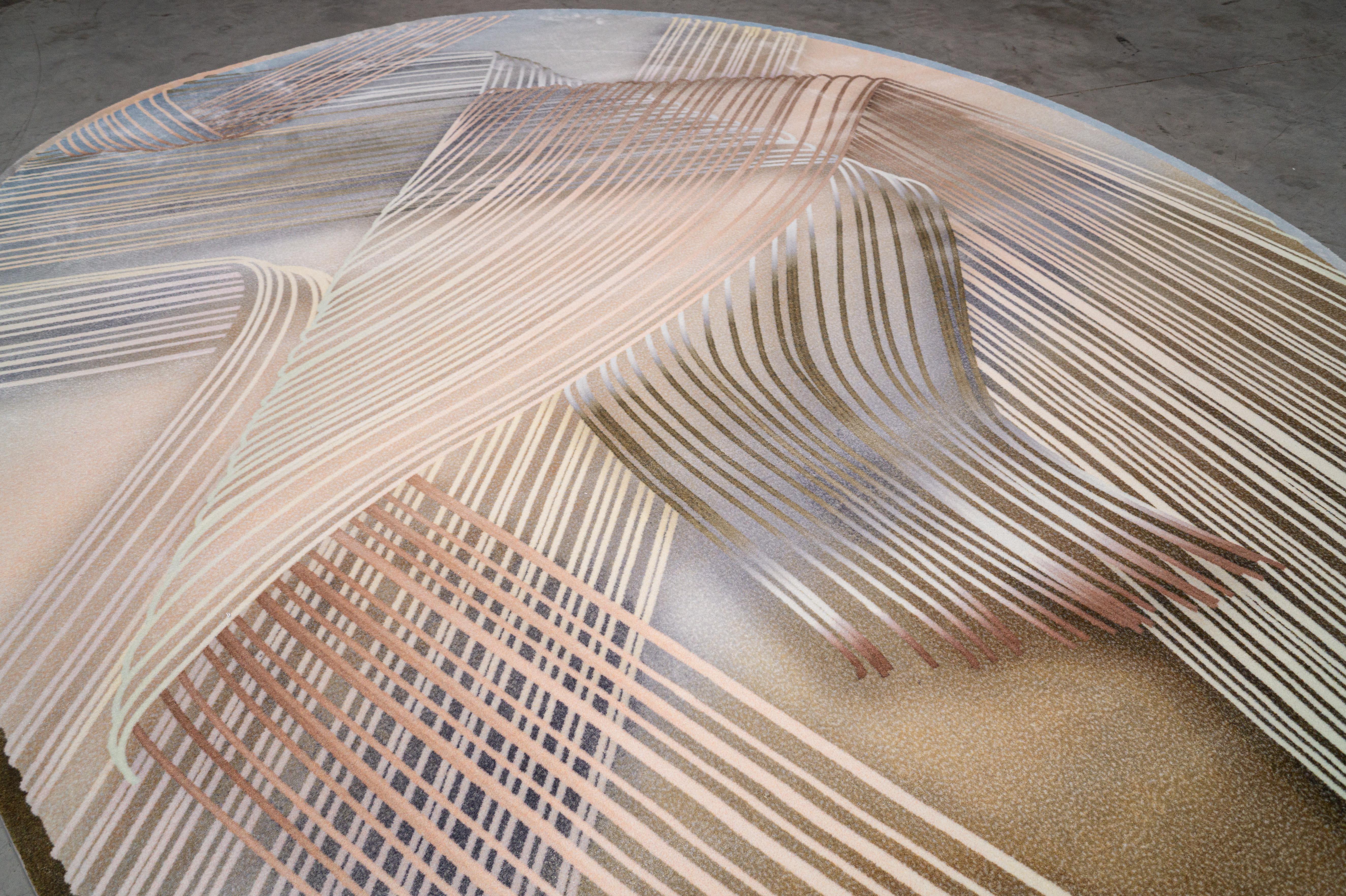 Petit tapis d'hiver Moooi Re-Mingle en polyamide à poils bas de Claire Vos Neuf - En vente à Brooklyn, NY