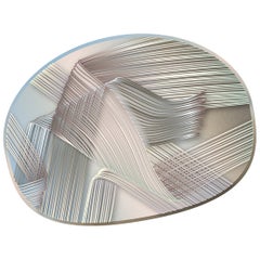 Petit tapis d'hiver Moooi Re-Mingle en polyamide à poils bas de Claire Vos