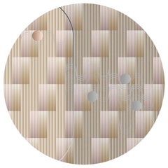 Tapis Moooi Small Swell Collection Citrine en polyamide de fil souple de Mae Engelgeer