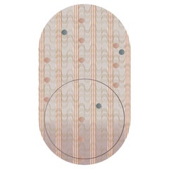 Moooi Small Swell Collection Sunstone Rug in Low Pile Polyamide by Mae Engelgeer