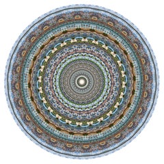 Moooi Small Urban Mandala Minneapolis Rug in Low Pile Polyamide by Neal Peterson