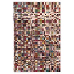Moooi Small Yarn Box Collection Bead Rectangle 100% Rug in Wool by Claire Vos