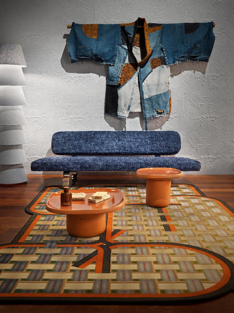 Tapis de Menjangan Tangle de la collection Small Yarn Box de Moooi en laine par Claire Vos

Claire Vos a commencé ses études de design industriel à la 