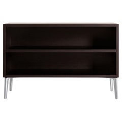 Moooi Sofa So Good Demi Double Shelf Grey Stained Oak with Aluminum Feet