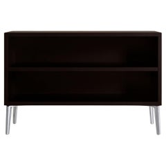 Moooi Sofa So Good Demi Double Shelf Wenge gebeizte Eiche mit Aluminiumfüßen